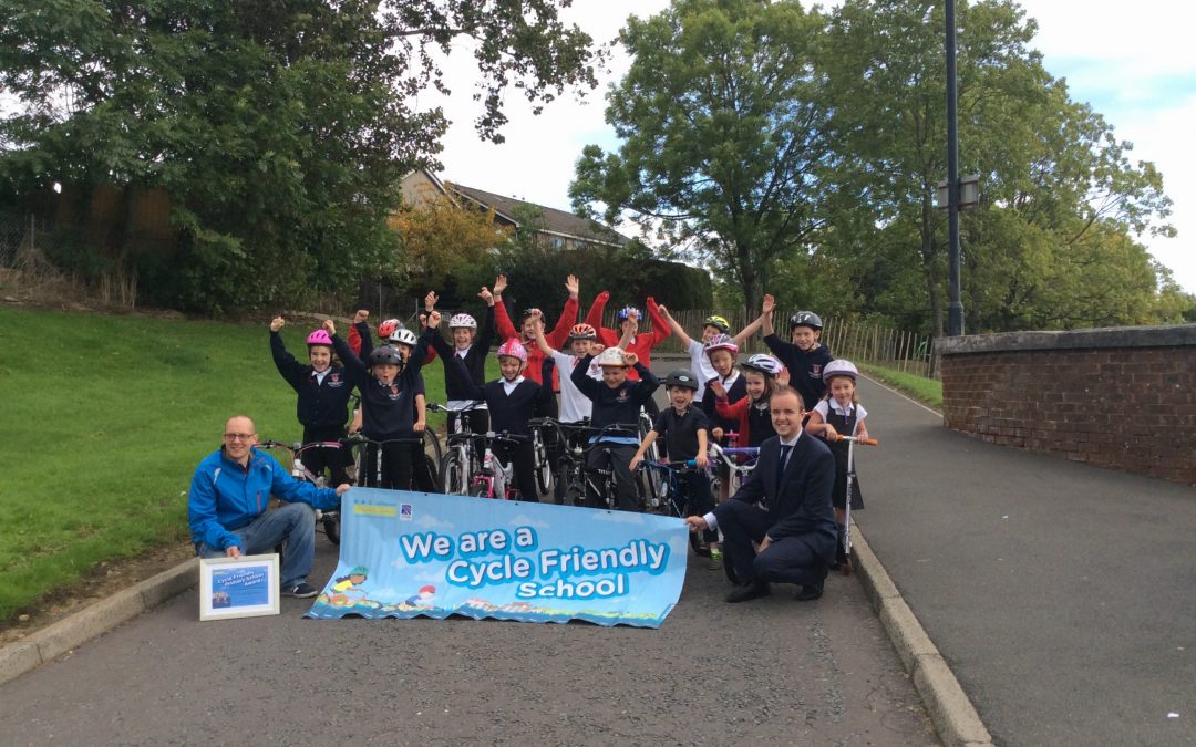 Cycle Friendly School Award for Mauricewood Primary